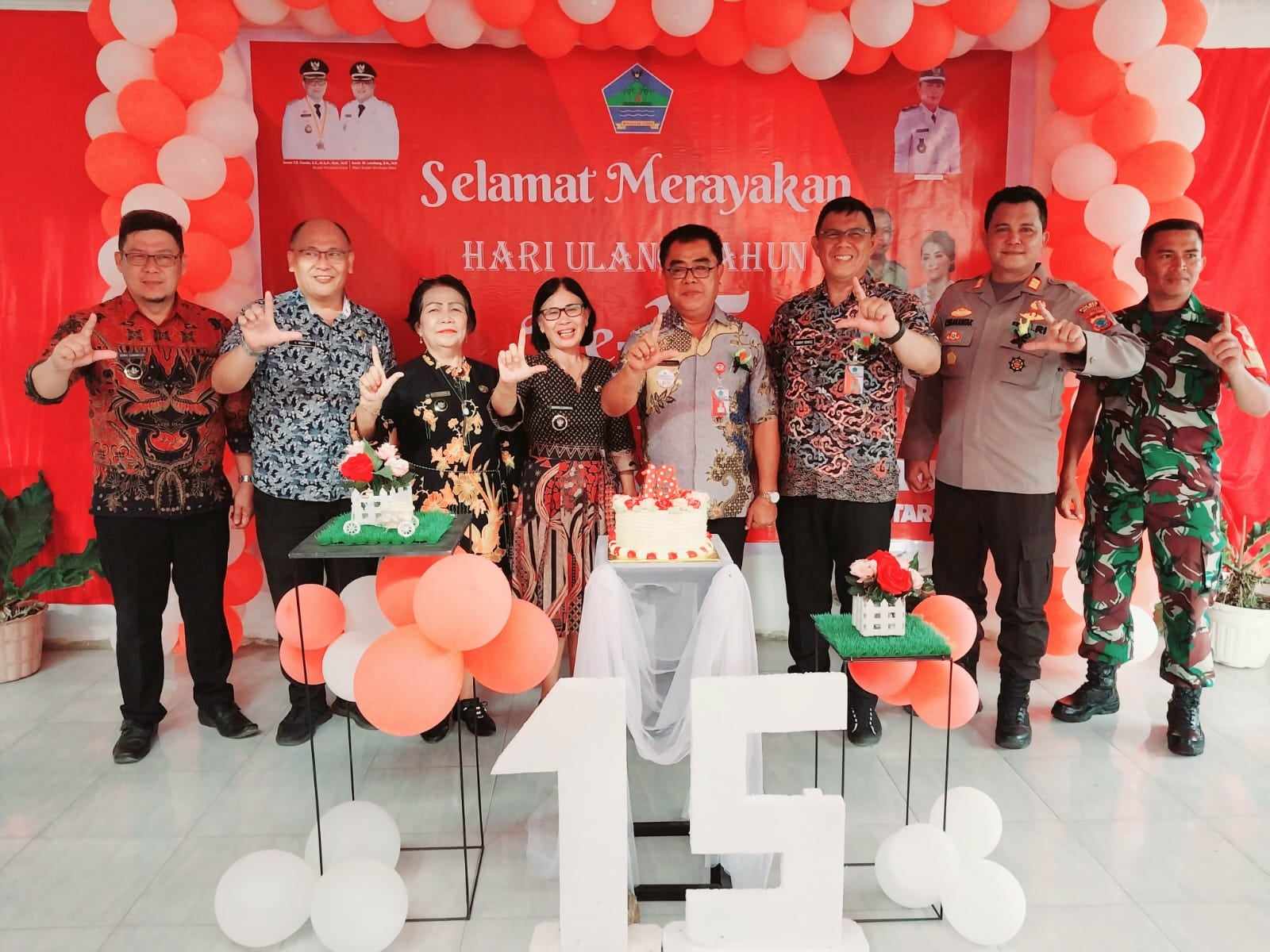 HUT Ke-15 Desa Warisa Kampung Baru, Tetap Rukun dan Damai, Jaga Persatuan dan Kesatuan