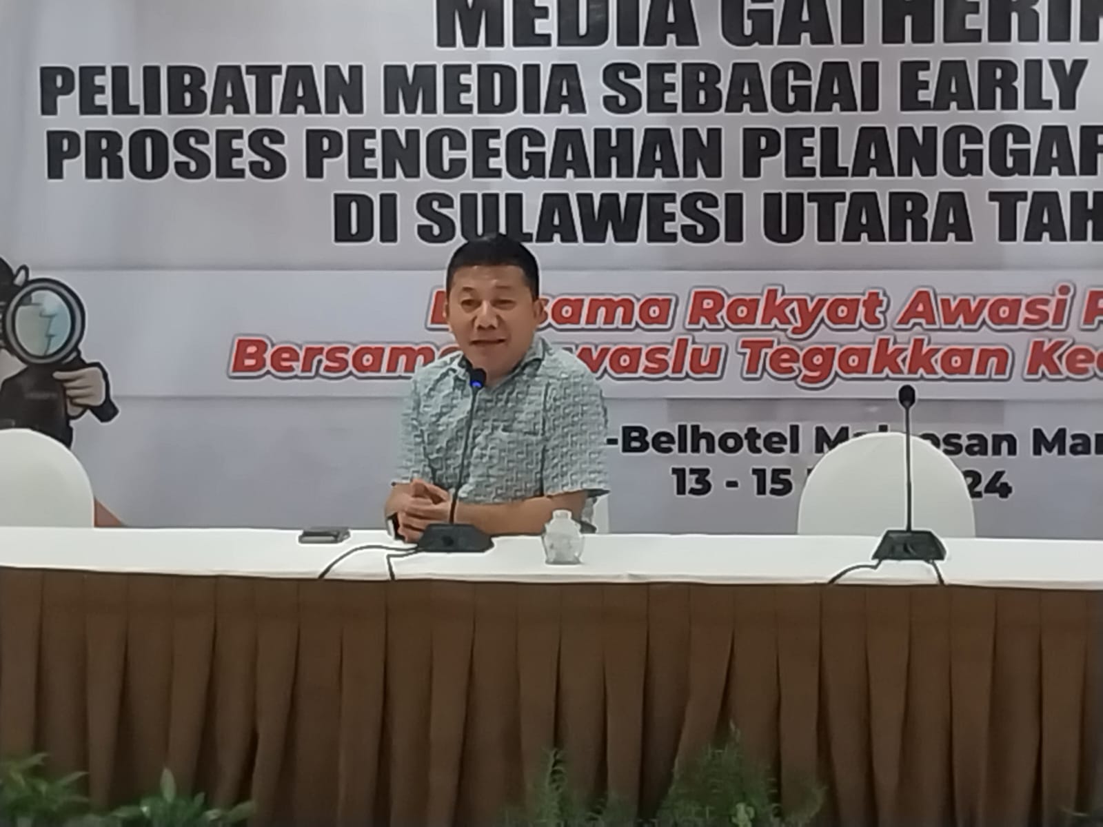 Penutupan Media Gathering, Steffen Linu : Media sebagai Early Warning System Proses Pencegahan Pelanggaran