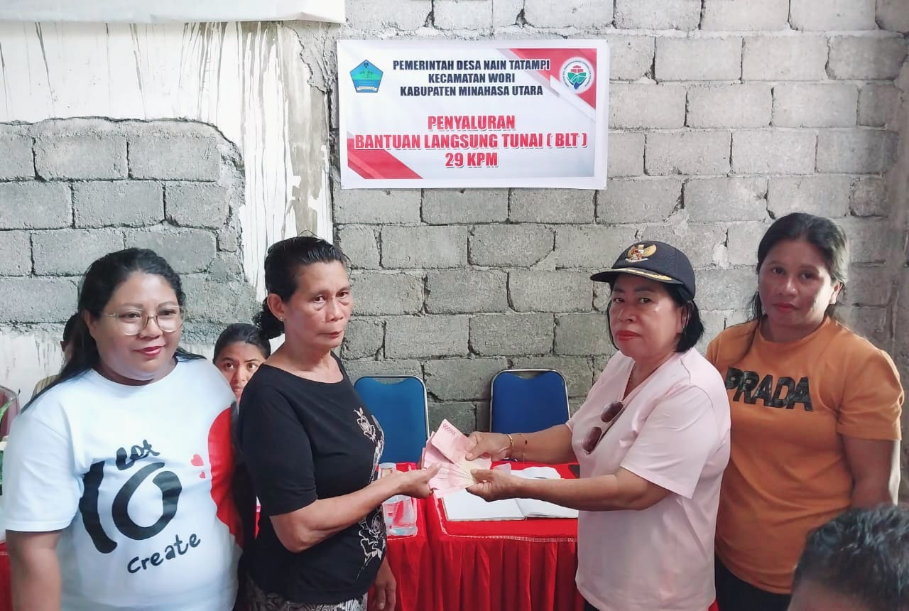 Desa Nain Tatampi Salurkan BLT kepada 29 KPM