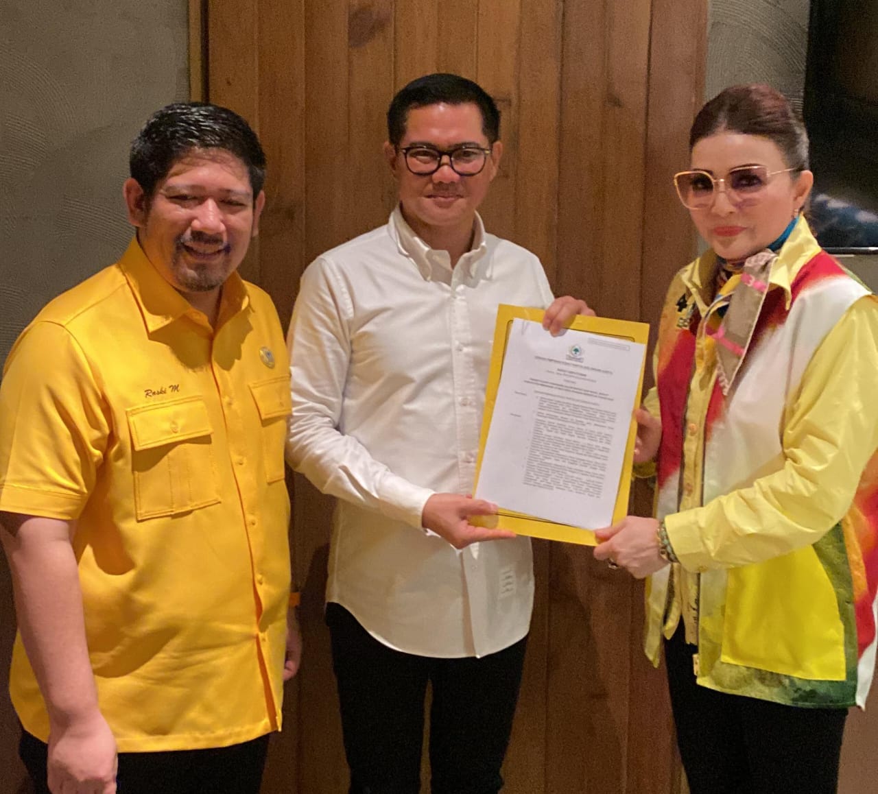 GOLKAR Dukung JGKWL, Joune Ganda : Menjadi Motivasi dan Spirit Berjuang Bersama Partai Pengusung