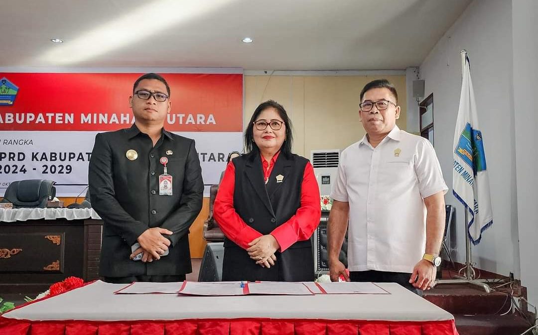 Rapat Paripurna, Vonny A. Rumimpunu Ditetapkan Sebagai Ketua DPRD MINUT Periode 2024-2029