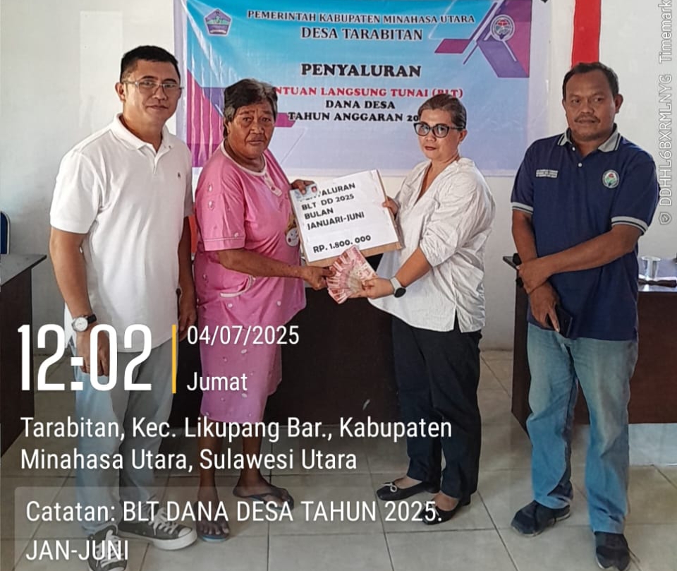 PemDes Tarabitan Salurkan BLT DD 2025