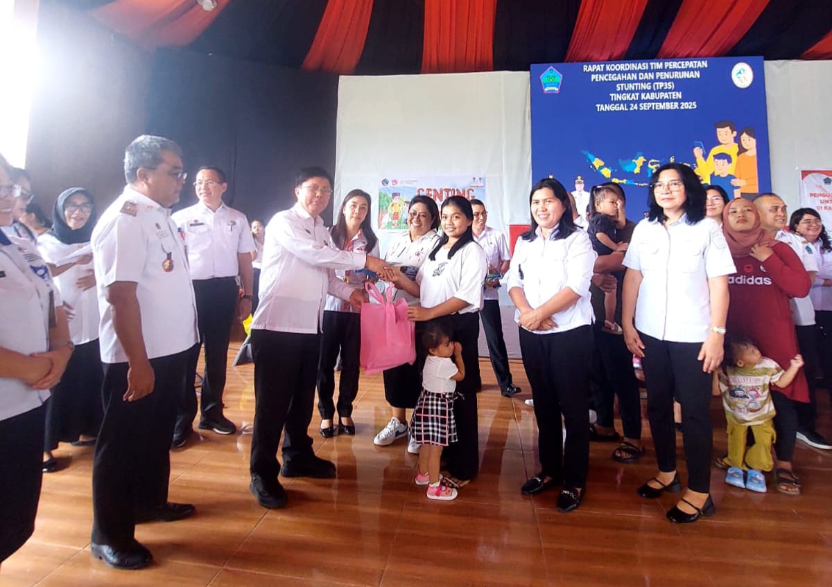 Pemkab Minahasa Utara Terus Berkomitmen Turunkan Stunting dengan Program Inovatif GENTING PMT