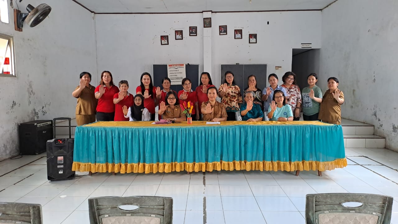 DPPKB Minut Gelar Pertemuan Pokja Kampung Keluarga Berkualitas di Desa Wusa Talawaan