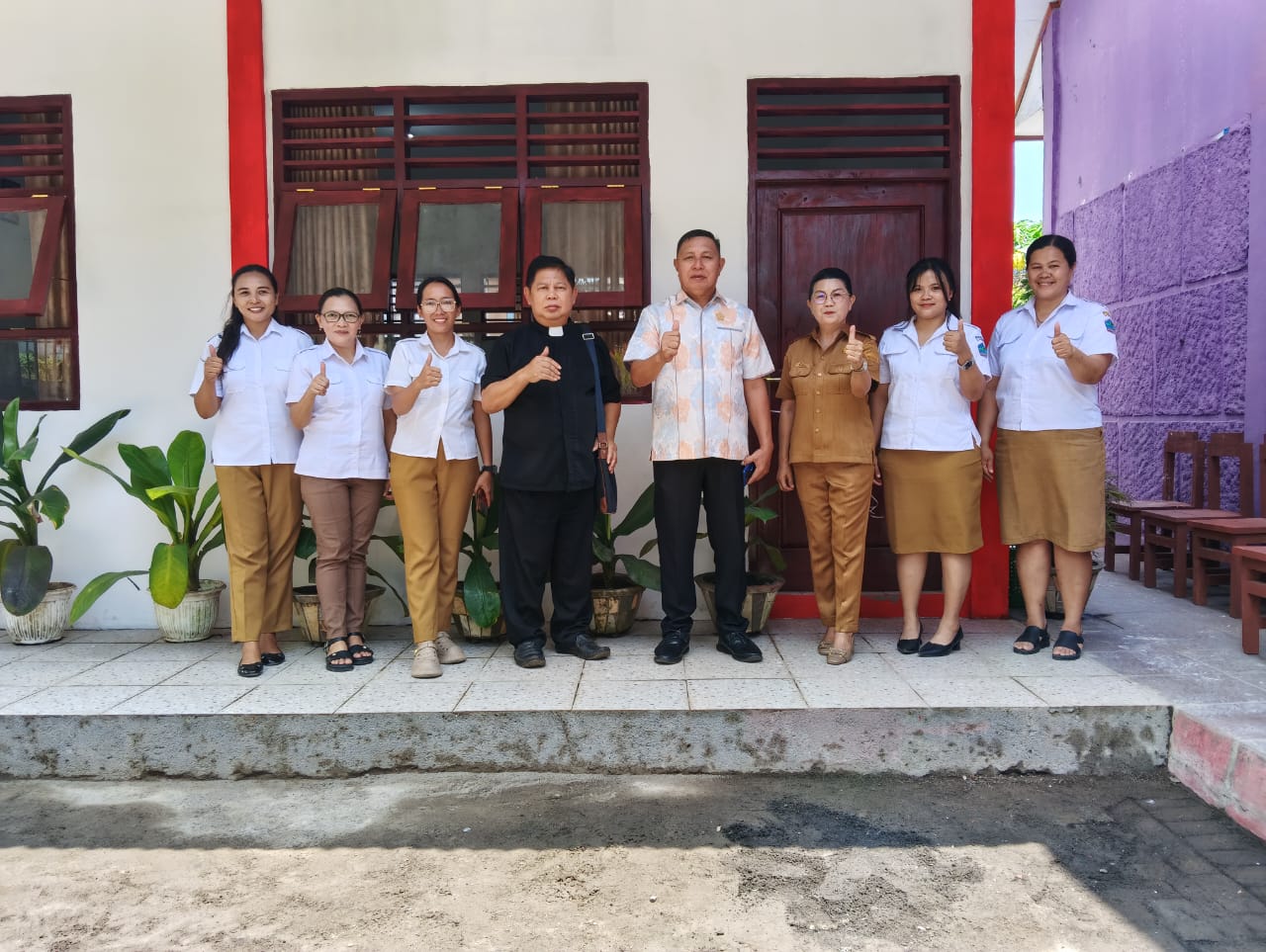 Pembangunan RKB SD GMIM 1 Kauditan, Anthony Pusung Wakil Rakyat yang Peduli Pendidikan di Minut.