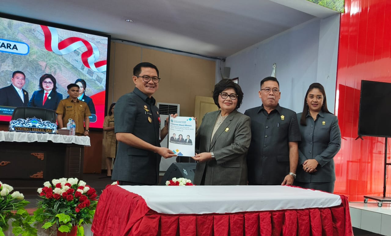 DPRD Gelar Rapat Paripurna, Bupati Joune Ganda Terima Hasil Reses