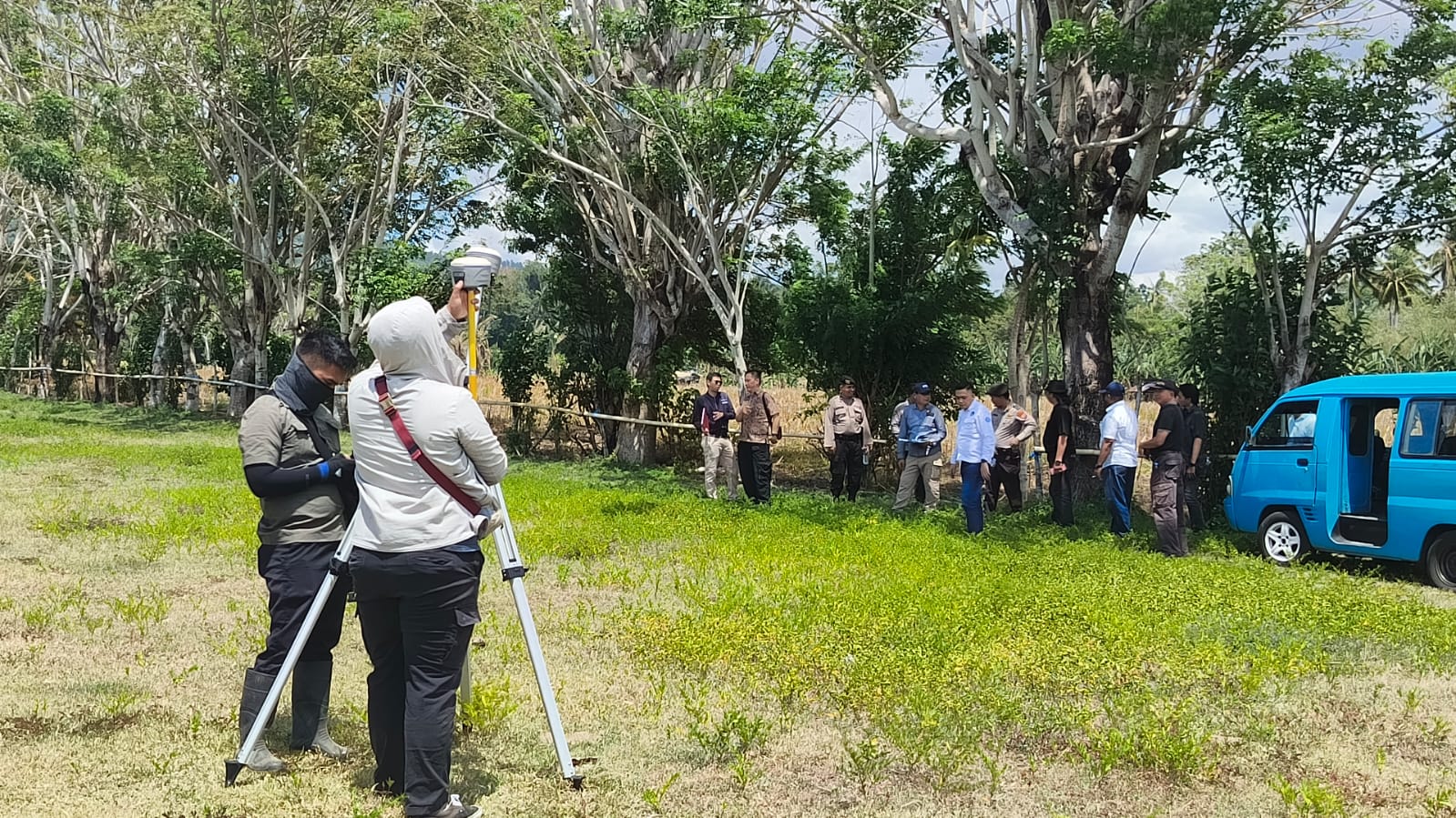 Dugaan Penyerobotan Lahan PT Aman Liman Jaya, Pihak Berwenang Lakukan Pengukuran