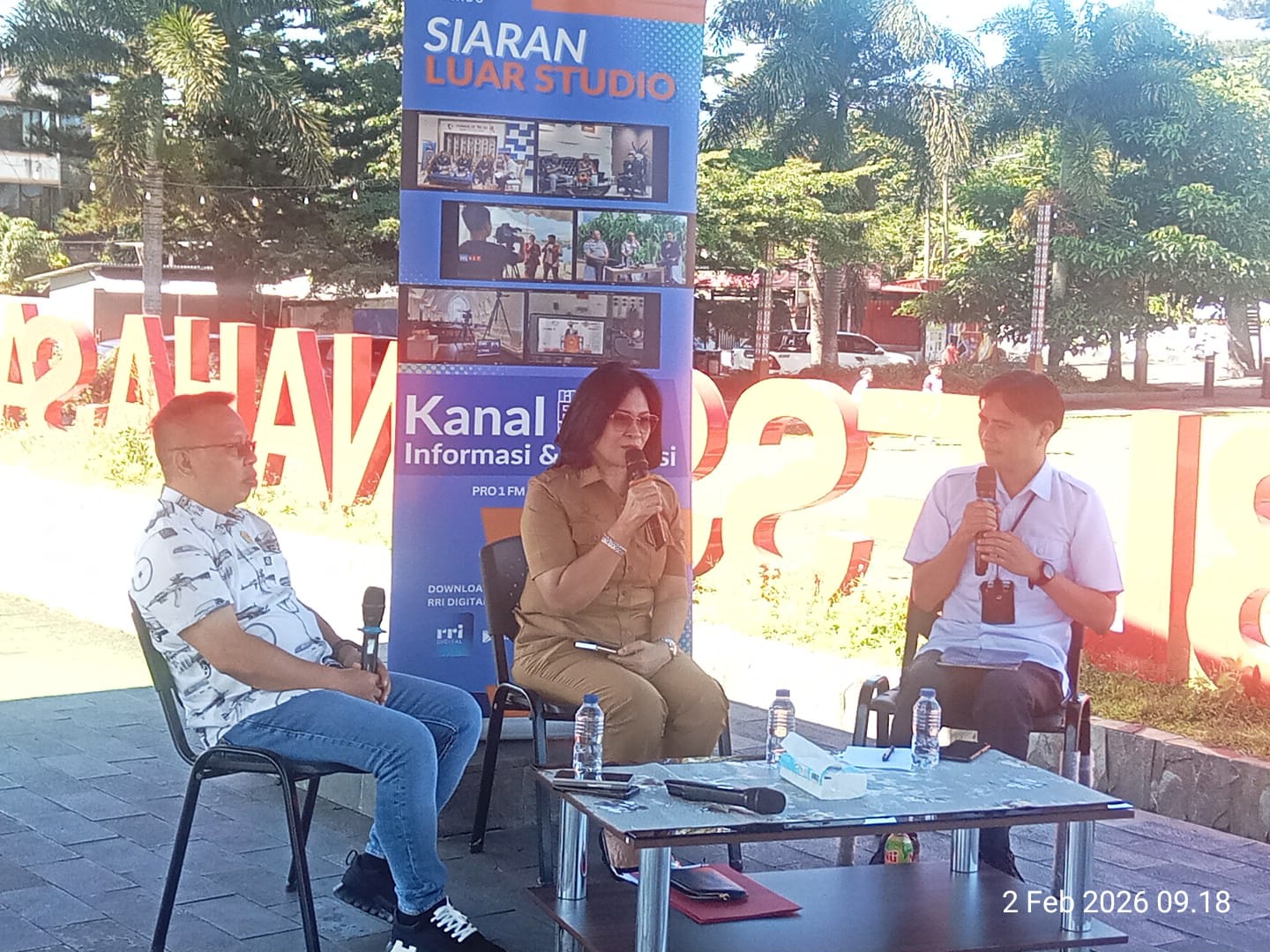 Sekda Minahasa Jadi Narasumber di Siaran Luar Studio RRI Manado, Bahas Pilhut 2026 Jujur dan Adil