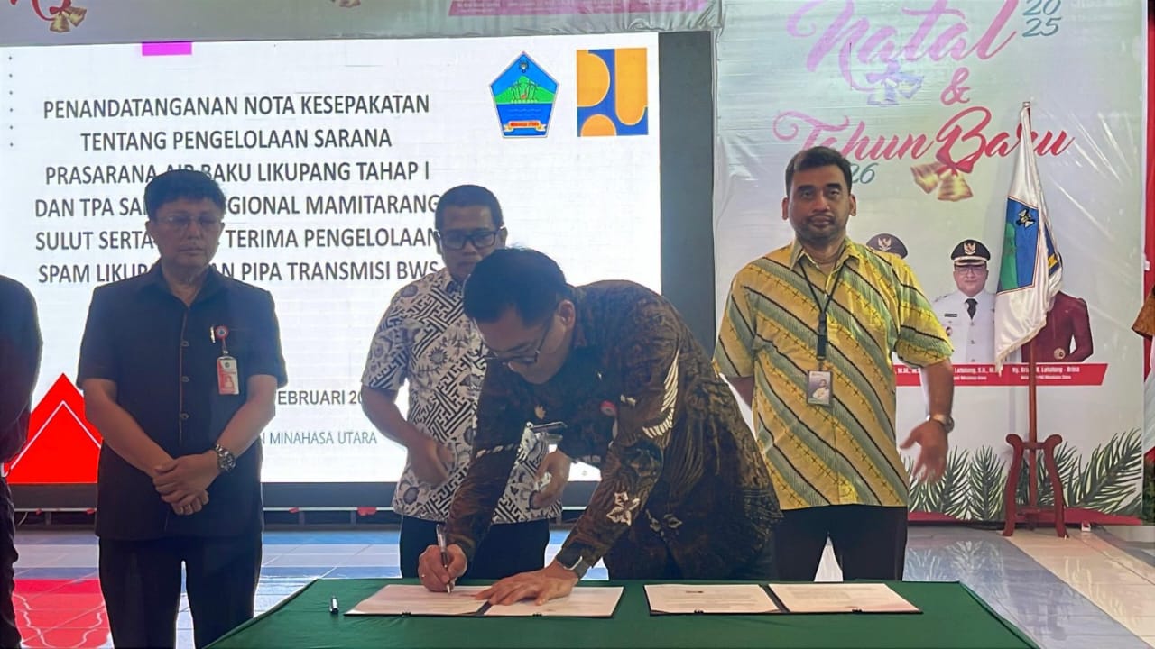 Pemkab Minut Ambil Alih Pengelolaan SPAM Likupang, Bupati Joune Ganda: Aset Negara Harus Dikelola Profesional