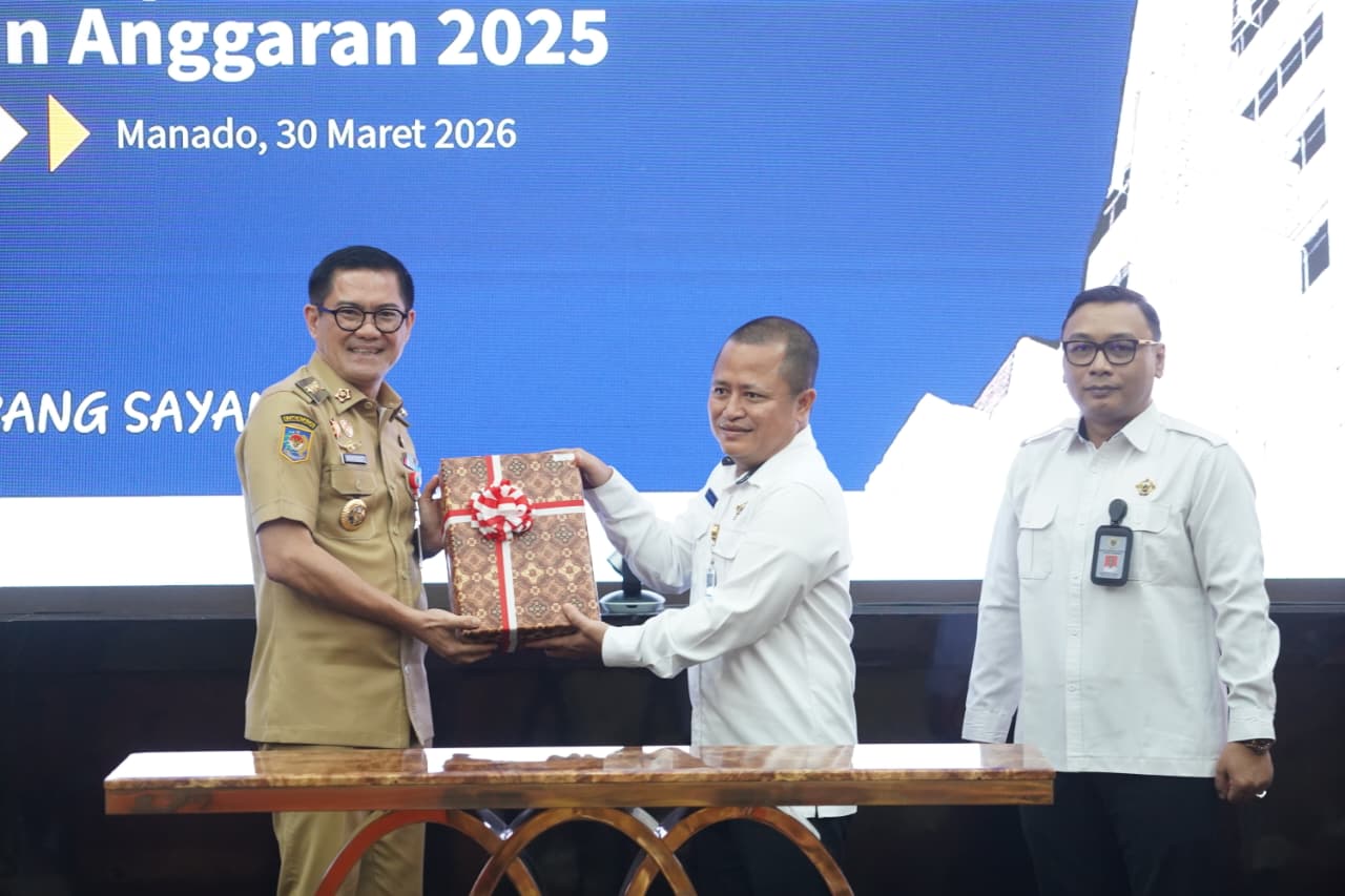 BPK Apresiasi Pemkab Minut  atas Penyerahan LKPD Unaudited Tahun Anggaran 2025 Tepat Waktu