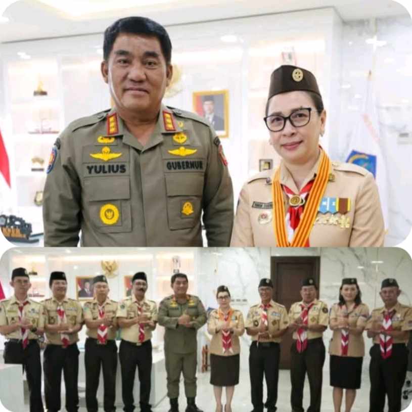 Vanda Sarundajang Temui Gubernur Sulut, Perkuat Sinergi Pembinaan Pramuka dan Generasi Muda