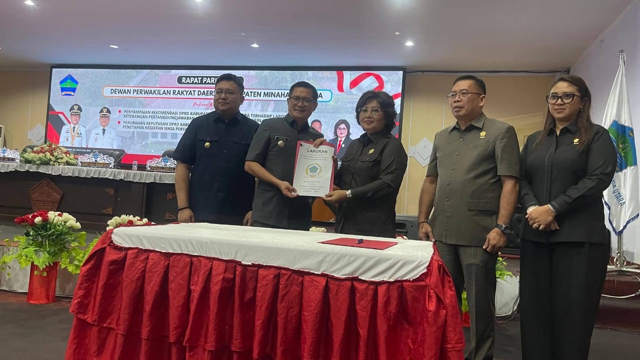 DPRD Minahasa Utara Bahas Rekomendasi LKPJ 2025, Bupati Joune Ganda Apresiasi Sinergi dengan Legislatif