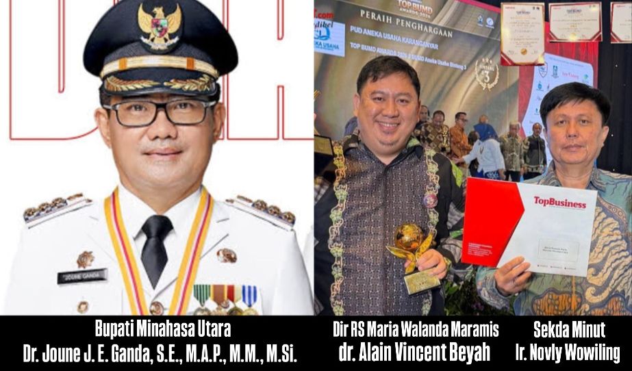 Bupati Joune Ganda Raih Penghargaan Top Pembina BUMD Tahun 2026