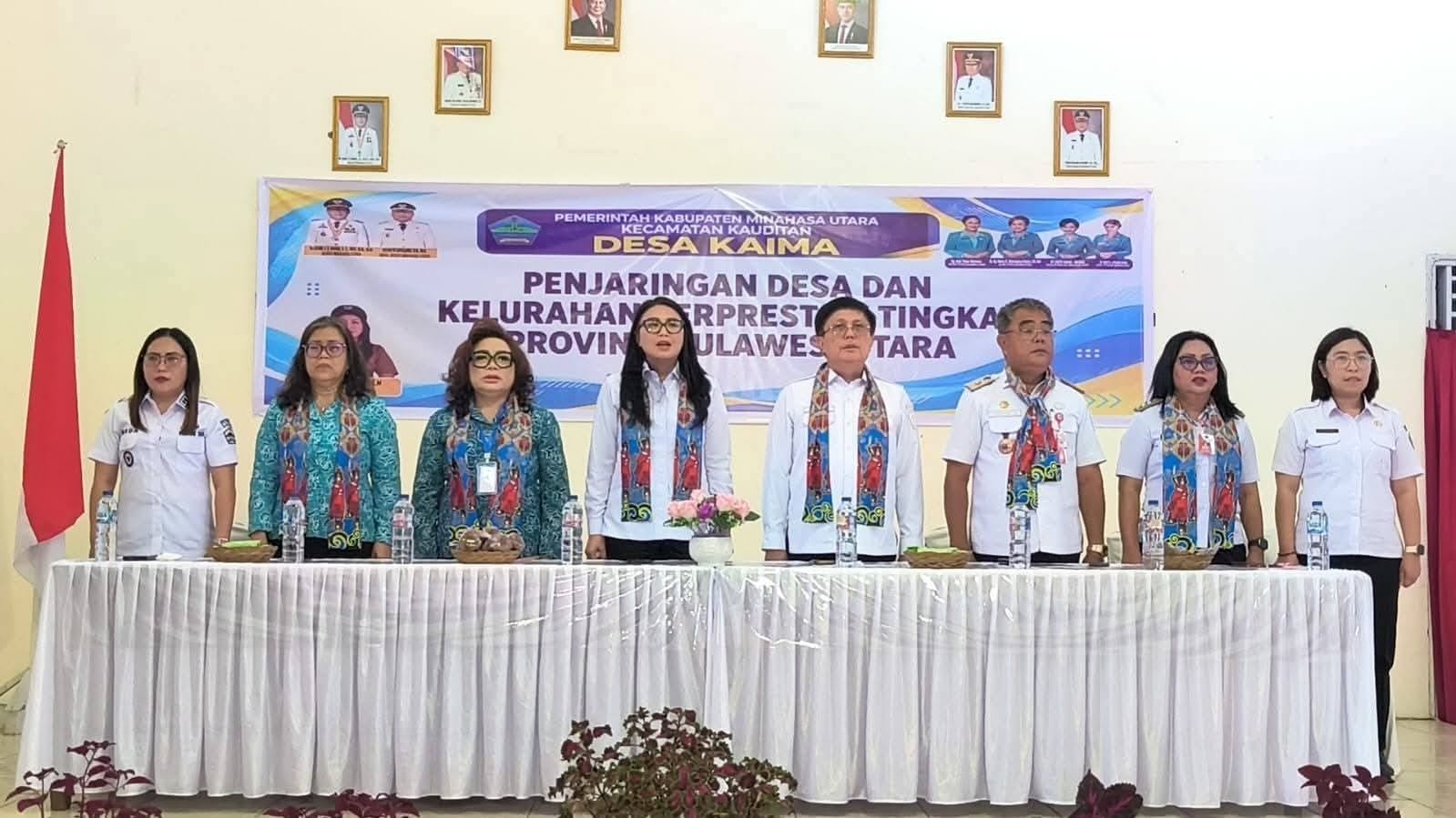Sekda Novly Wowiling Apresiasi Desa Kaima, Optimistis Raih Prestasi di Tingkat Provinsi