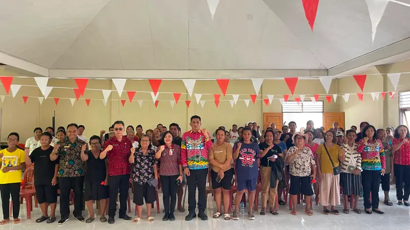 Dinas Pangan Minut Salurkan 12 Komoditas Bersubsidi Hingga 50% Lewat GPM di Desa Rinondoran