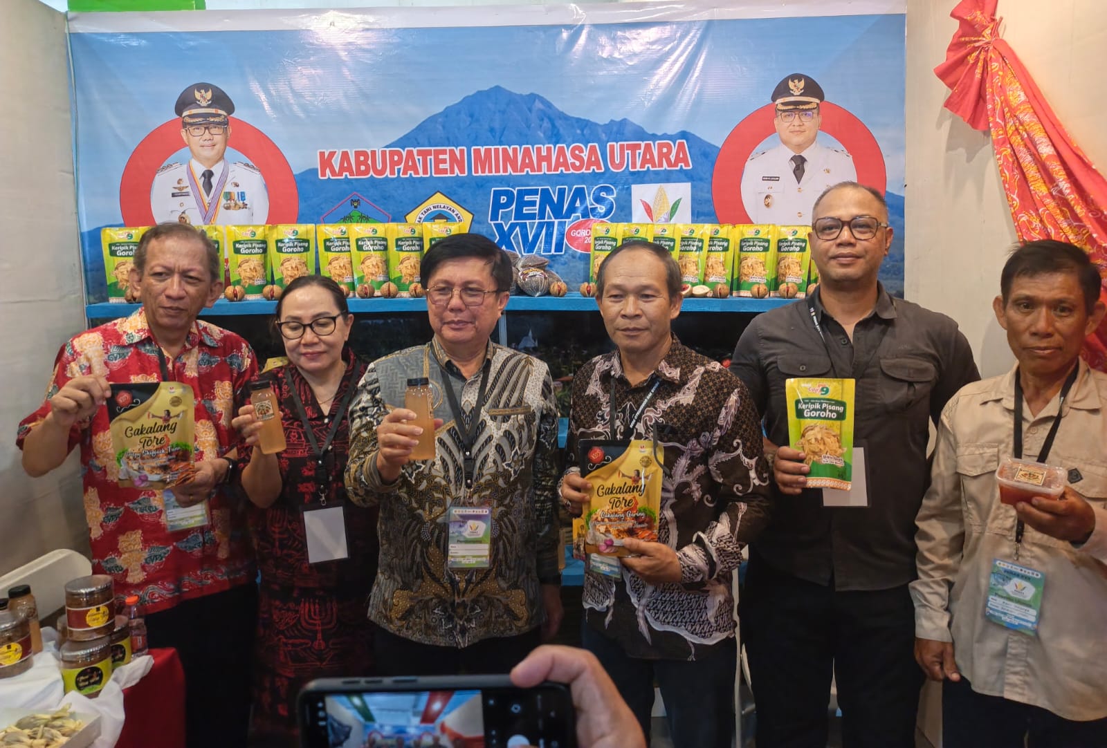 Bupati Joune Ganda Dorong UMKM Tembus Pasar Nasional Lewat Stand Minut di PENAS XVII Gorontalo 2026
