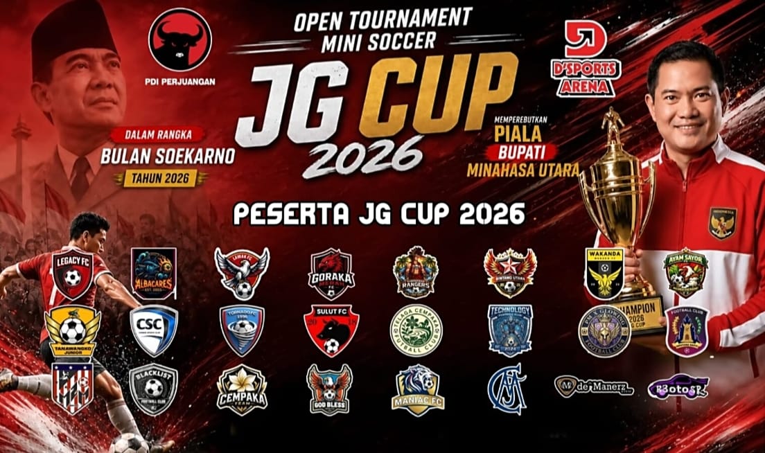 Open Turnamen Mini Soccer JG Cup 2026 Siap Digelar, Semarakkan Bulan Bung Karno
