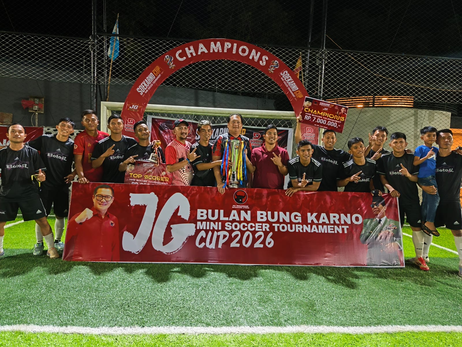 Tournament Mini Soccer JG Cup 2026 Sukses Gelar
