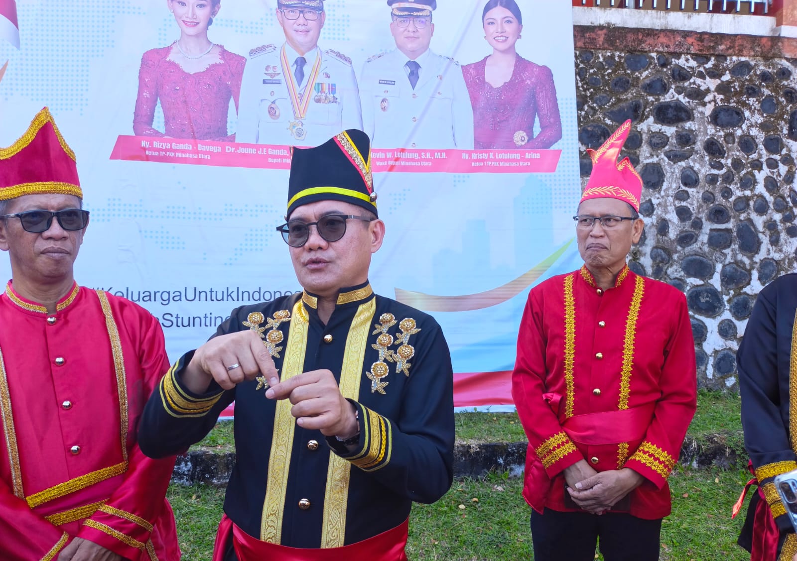 Bupati Joune Ganda Fokus  Kunjungan Wakil Presiden Gibran  Di Minahasa Utara 
