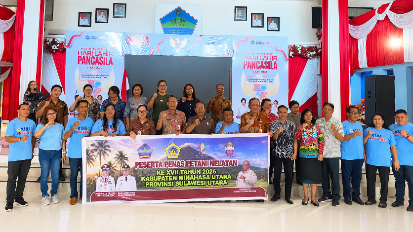 Pemkab Minut Targetkan Transfer Ilmu dari PENAS XVII, Lepas Kontingen Petani dan Nelayan