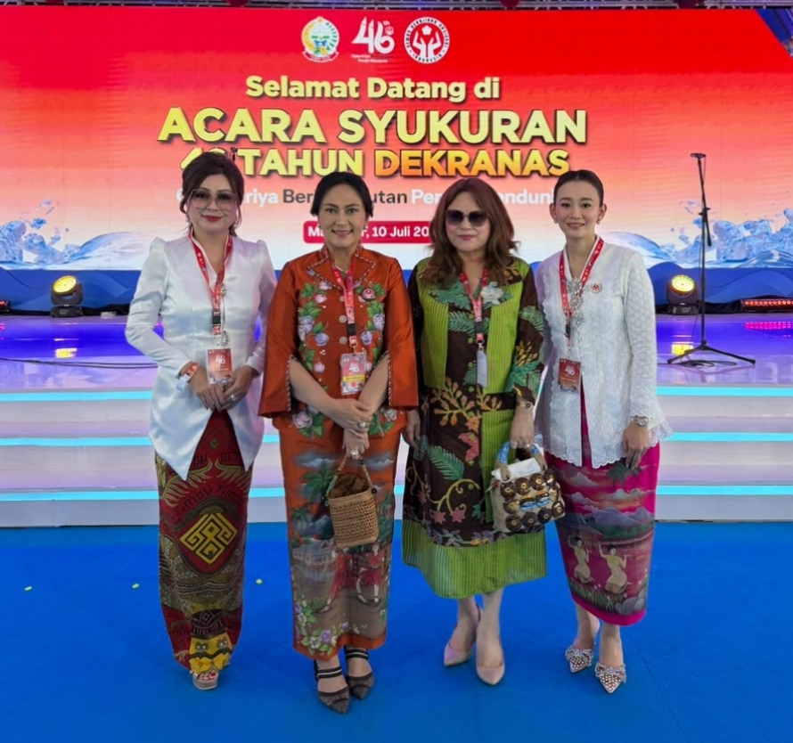 Rizya Ganda Gaungkan Kriya Berkelanjutan Minut di HUT Dekranas Ke-46 Makassar