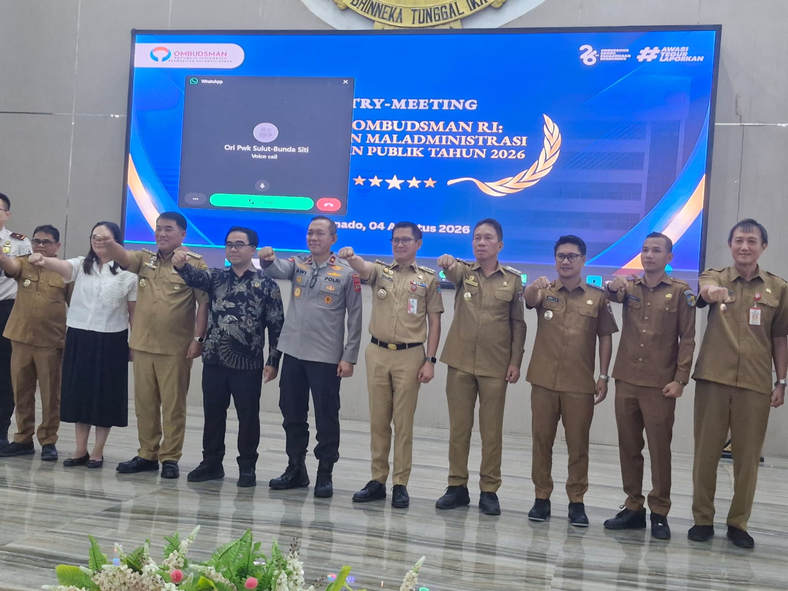 Entry Meeting Opini Ombudsman RI 2026, Joune Ganda Dorong Integrasi Perencanaan dan Penguatan Anggaran Pelayanan Publik