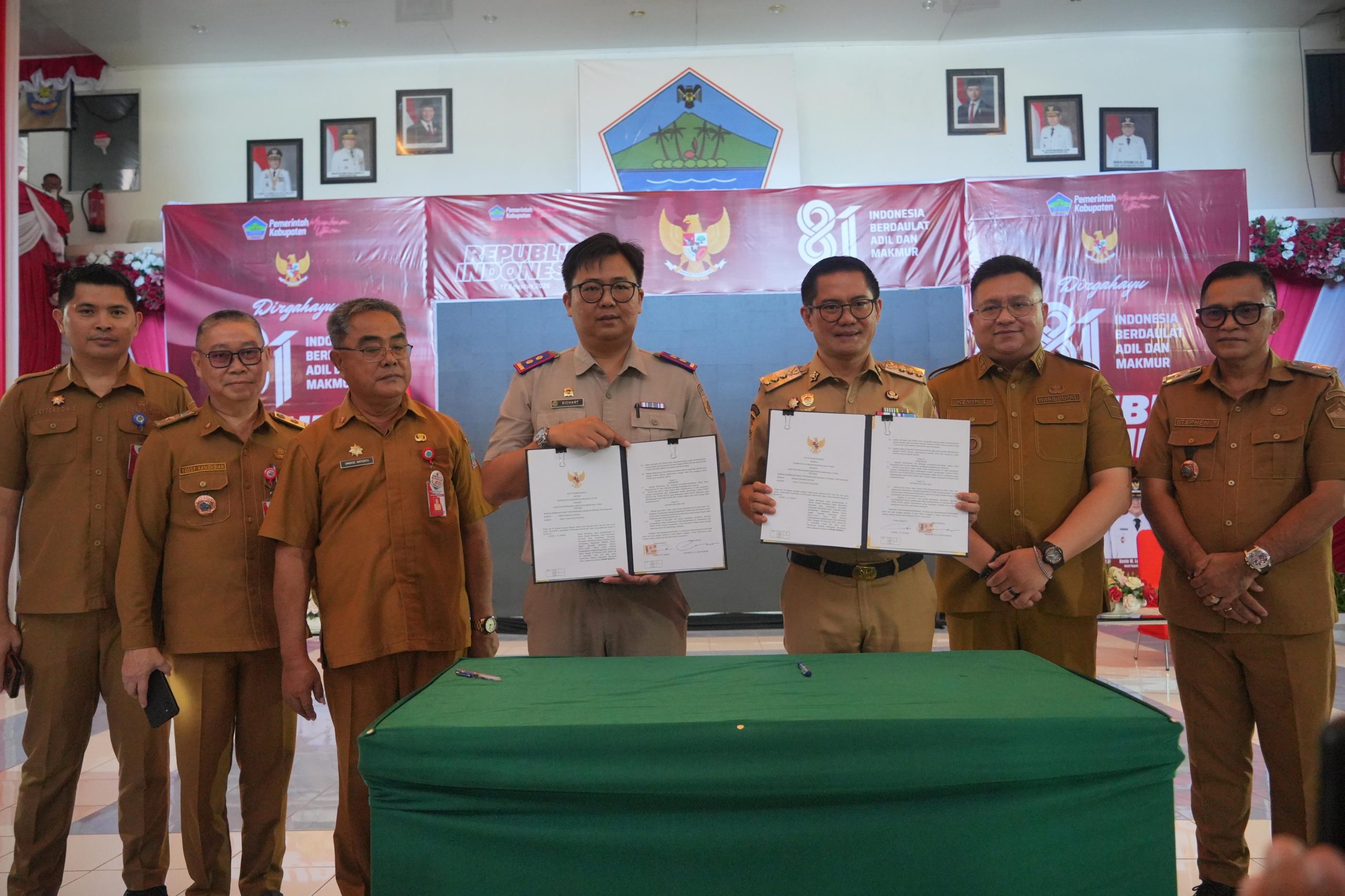 Pemkab Minut, KPK dan ATR/BPN Teken MOU Benahi Tata Kelola Agraria