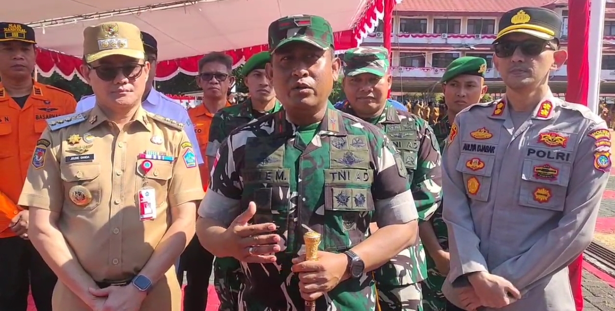 Pemkab Minut Gelar Apel Siaga Karhutla, Danrem 131/Santiago: “Mencegah Lebih Baik daripada Memadamkan”